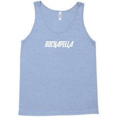 Unisex Tank Top - White Rockapella Logo - Multiple Colors