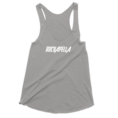 Women's Tank Top - White Rockapella Logo - Multiple Colors