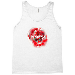 Unisex Tank Top "Lost in Love" bloom art & Rockapella logo - Multiple Colors