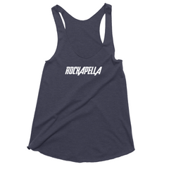 Women's Tank Top - White Rockapella Logo - Multiple Colors