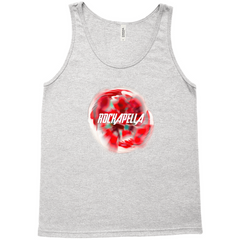Unisex Tank Top "Lost in Love" bloom art & Rockapella logo - Multiple Colors