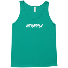 Unisex Tank Top - White Rockapella Logo - Multiple Colors