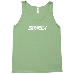 Unisex Tank Top - White Rockapella Logo - Multiple Colors
