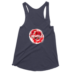 Women's Tank Top "Lost in Love" bloom art & Rockapella logo - Multiple Colors