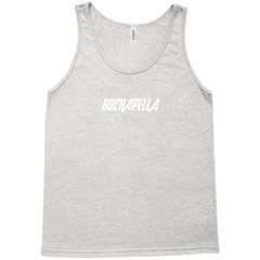 Unisex Tank Top - White Rockapella Logo - Multiple Colors