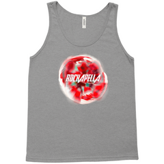 Unisex Tank Top "Lost in Love" bloom art & Rockapella logo - Multiple Colors