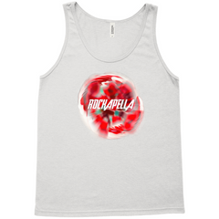 Unisex Tank Top "Lost in Love" bloom art & Rockapella logo - Multiple Colors