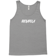 Unisex Tank Top - White Rockapella Logo - Multiple Colors