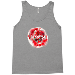 Unisex Tank Top "Lost in Love" bloom art & Rockapella logo - Multiple Colors