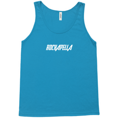 Unisex Tank Top - White Rockapella Logo - Multiple Colors