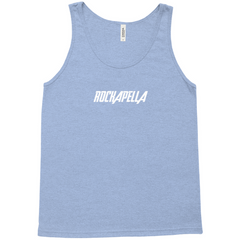 Unisex Tank Top - White Rockapella Logo - Multiple Colors